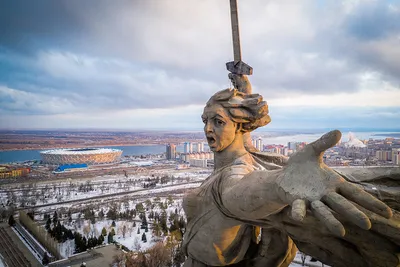 Зимний великолепный Волгоград: Фотографии в разных размерах