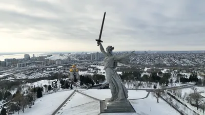 Волгоградский альбом зимних видов: Фотографии в разных форматах