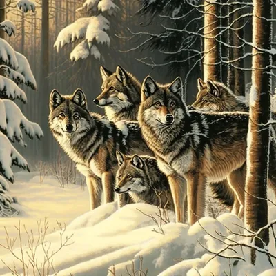 Удивительная красота лесного волка: фотографии в высоком качестве