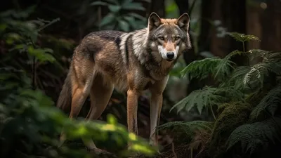 Лесной дух волка: красочная фотография волка в его естественной обители
