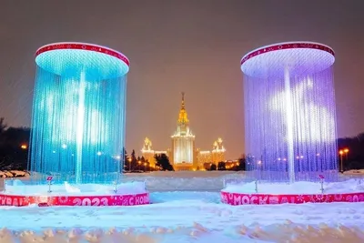 Выберите свой стиль: Воробьевы горы зимой в разных форматах