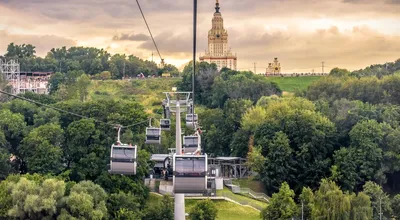 Скачать фото Воробьевых гор в Москве бесплатно