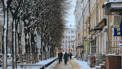 Зимний Воронеж в изображениях: Заснеженные пейзажи города