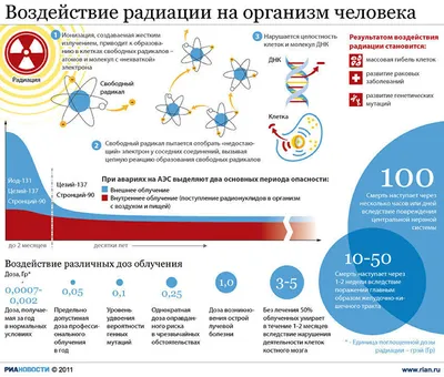 Изображение: Воздействие радиации на человека в формате JPG