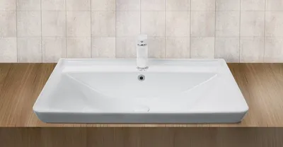15) Фото ванной с врезной раковиной. Новое изображение для скачивания