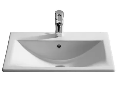 Врезная раковина в ванной: функциональность и простота в использовании