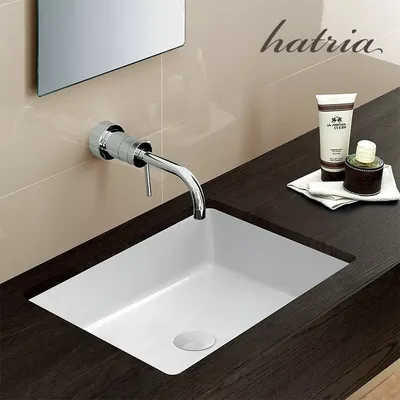 25) Фото ванной комнаты с встраиваемыми раковинами в современном дизайне
