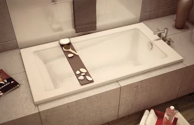 Новые фото встроенной ванны в HD качестве