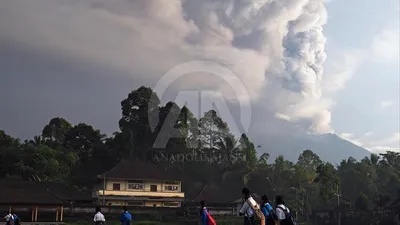 Впечатляющие фотографии вулкана Агунг
