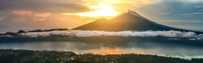 Искусство природы: вулкан Агунг