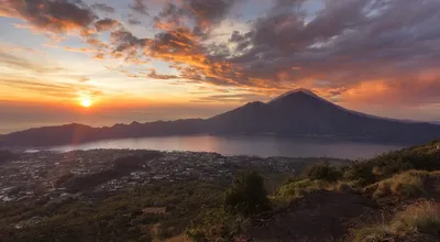 Вулкан Батур: Красота природы в объективе