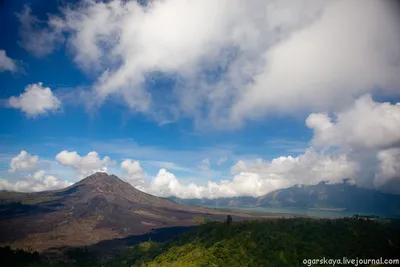 Фото вулкана Батур в HD качестве 2024 года