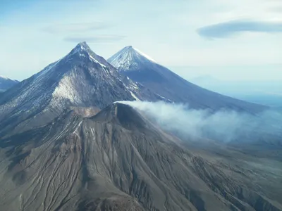 Великолепное фото безымянного вулкана во всей красе