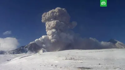 Фото вулкана безымянного в HD качестве