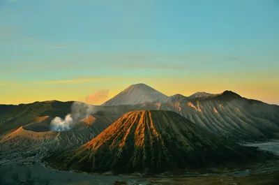 Вулкан Бромо: красивые рисунки