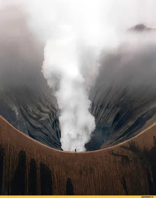 Удивительные фото на айфон с вулканом Бромо