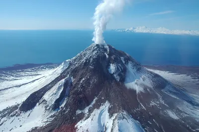 Вулкан эребус фотографии