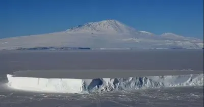 Фото на айфон с пейзажем Вулкана Эребус