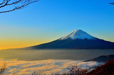 Вулкан Фудзияма во всей красе: 4K изображения