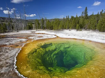 Фото Вулкана Йеллоустоун в HD качестве