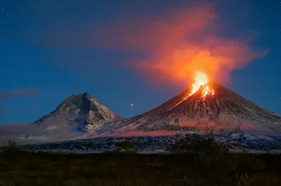 Впечатляющий вулкан: фотосъемка Ключевской сопки