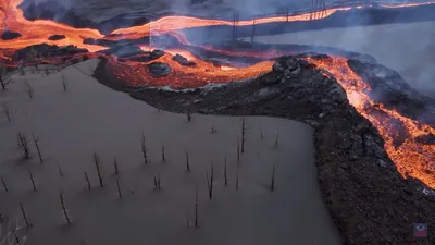 Огненная красота Ключевской сопки: фотография