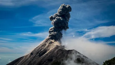 Фото вулкана Мерапи в HD качестве