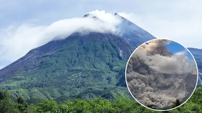 Вулкан Мерапи на картинках: полезная информация и изображения.