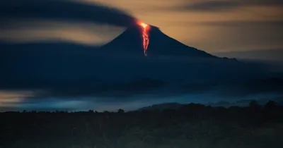 Потрясающие картинки вулкана Мерапи