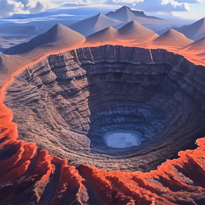 Огонь земли: впечатляющая фотография вулкана