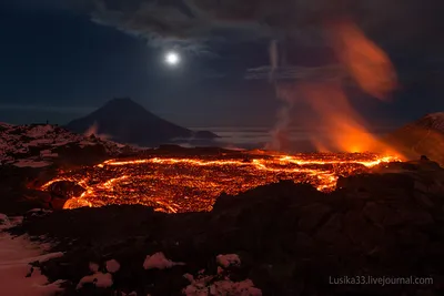 Завораживающая красота Вулкана Толбачик на фотографиях