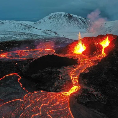 Впечатляющие фотографии исландских вулканов