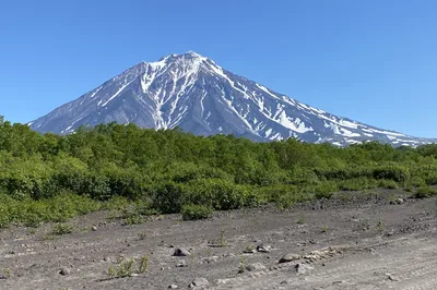 Фотообои на телефон с вулканическими вершинами