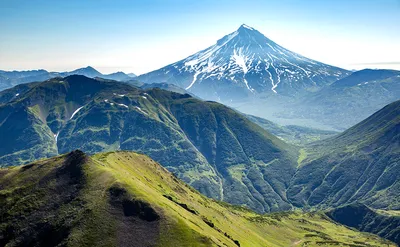 Изумительные Виды Вулканов Камчатки в Full HD