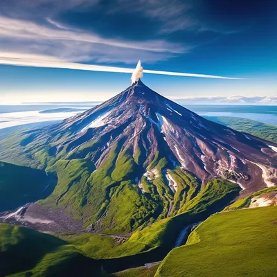 Эксплозия красок: Фотографии вулканов Камчатки