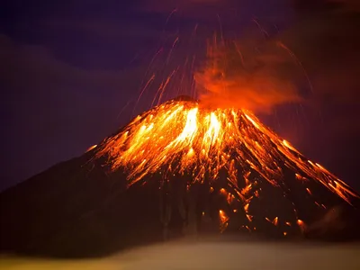 Рисунки вулканов: искусство природы в HD