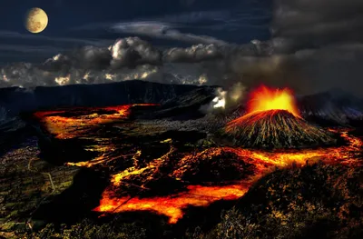 Вулканы мира: красота природы на экране