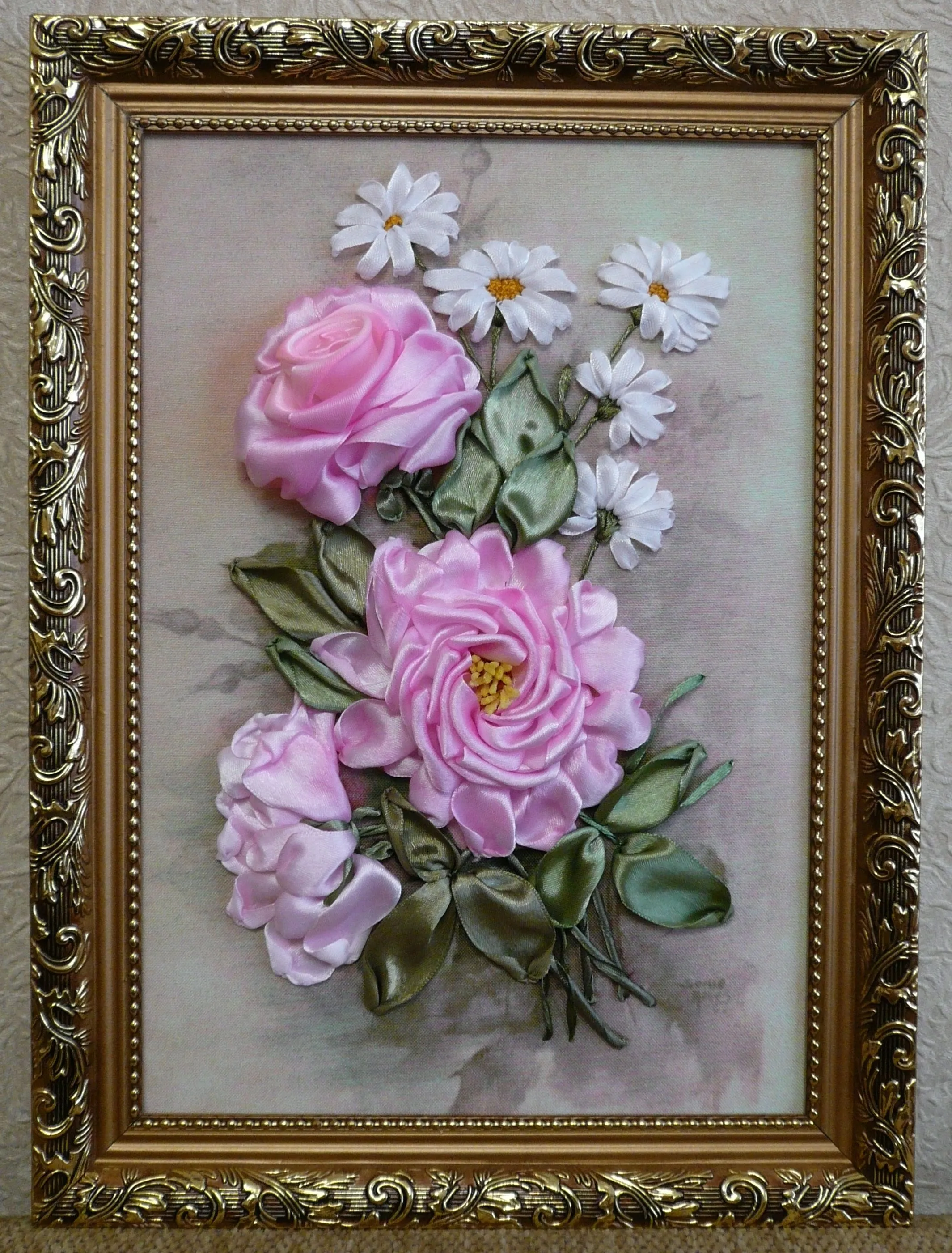 Купить картина Розы от Дугласа - вышивка лента | ремонты-бмв.рф