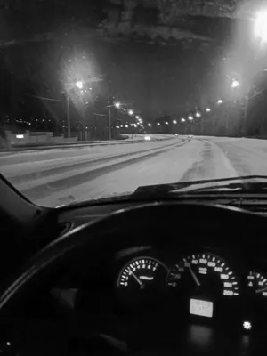 Фотоальбом За рулем ночью зимой: Зимние дорожные впечатления