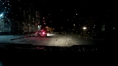 Стужа и тьма: Зимние фотографии за рулем ночью
