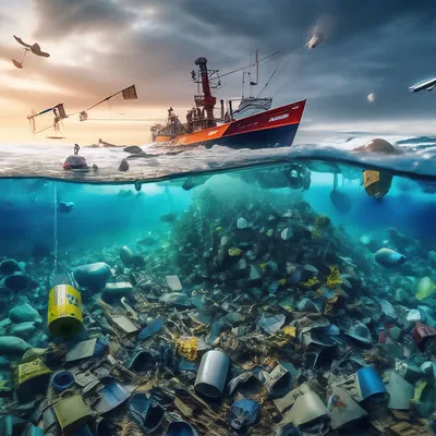 Загрязнение мирового океана  фото