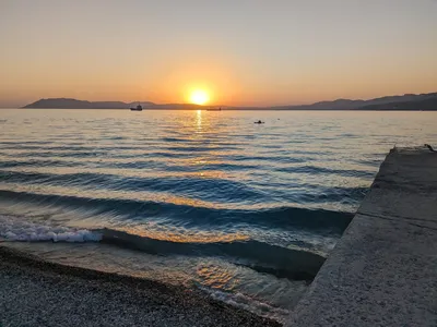 Величественный закат: фотографии с черного моря