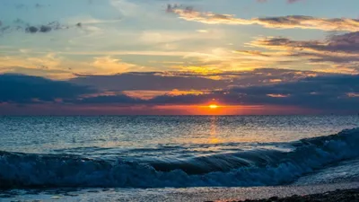 Скачать бесплатно закат на черном море в хорошем качестве