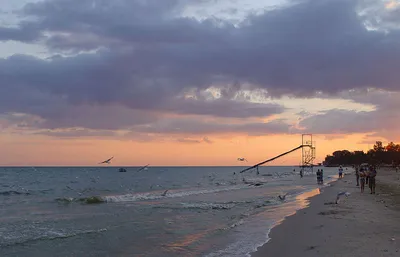 Картинка заката на Черном море - запечатлите незабываемые переживания