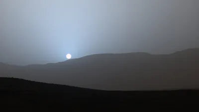Закат на марсе  фото