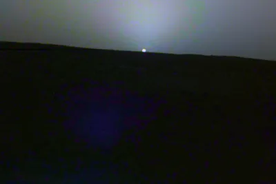Изображение заката на Марсе: бесплатно скачать в Full HD