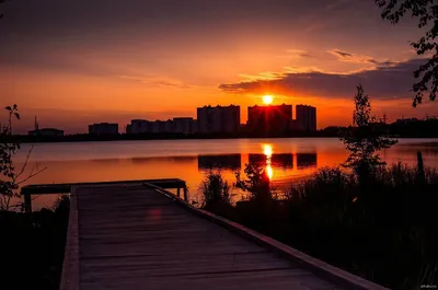 Фото: Пленительная красота заката сообщает городскую историю