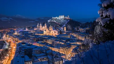 Зальцбург в январе: Фотографии зимнего сказочного города