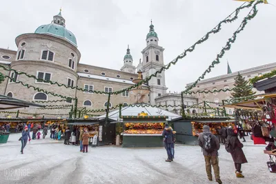 Зальцбург зимой: Фотографии города в зимнем убранстве