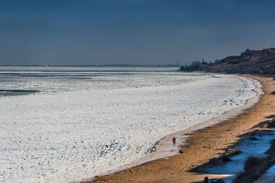 Фоны: Замерзшее Черное море в HD качестве для скачивания